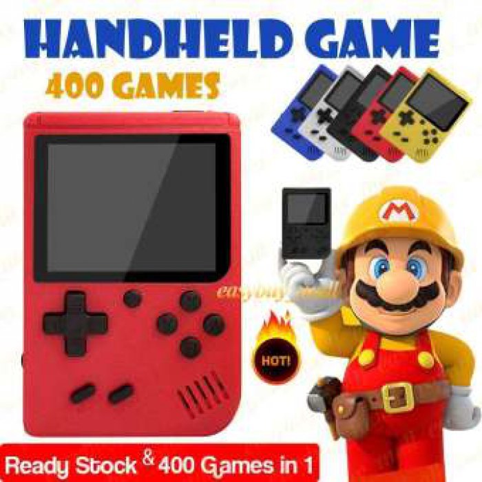 Game player Retro Mini Handheld Game Console เกมคอนโซล400เกม Gameboy Portable เครื่องเล่นวิดีโอเกมเกมพกพา มาริโอB16
