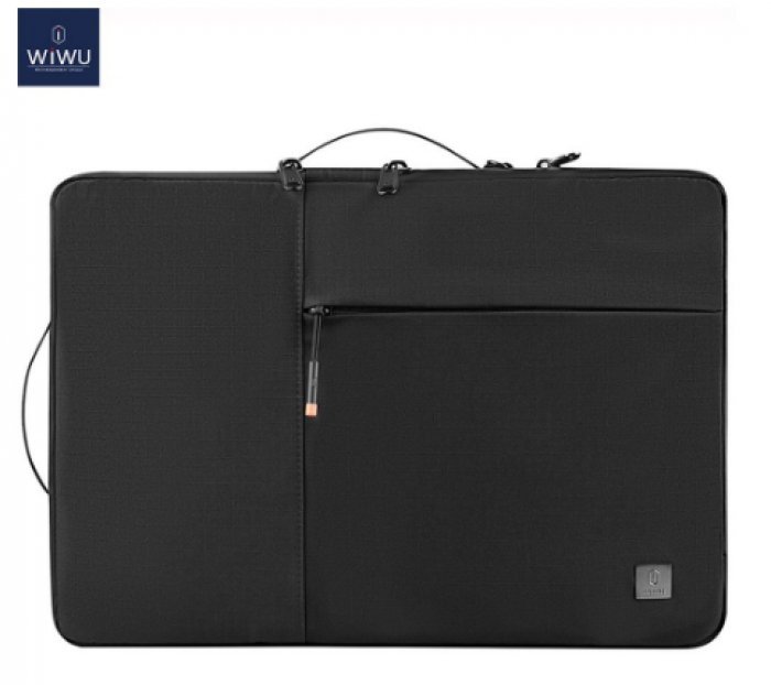 WIWU Alpha Double Layer Sleeve 13-14นิ้วซองใส่แล็ปท็อปกระเป๋าสำหรับโน๊ตบุ๊คคอมพิวเตอร์ Ultrabook MacBook Air/Pro กันน้ำ360 ° กระเป๋าแลปท็อปแข