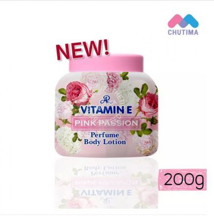 โลชั่นน้ำหอม วิตามินอี AR Perfume Body Lotion Vitamin E Pink Passion (ชมพู) 200 g.