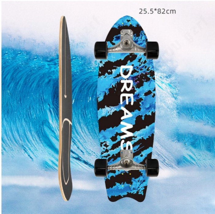 CX7 Land Surfboardกระดานโต้คลื่นบนบก CX7 เหมาะสำหรับผู้เริ่มต้นเล่นสเก็ตบอร์ดโต้คลื่นมืออาชีพและมือใหม่เล่นสเก็ตบอร์ด