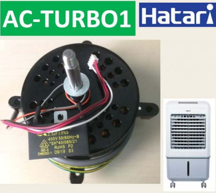 อะไหล่แท้ มอเตอร์พัดลมไอเย็นฮาตาริรุ่น AC-TURBO1