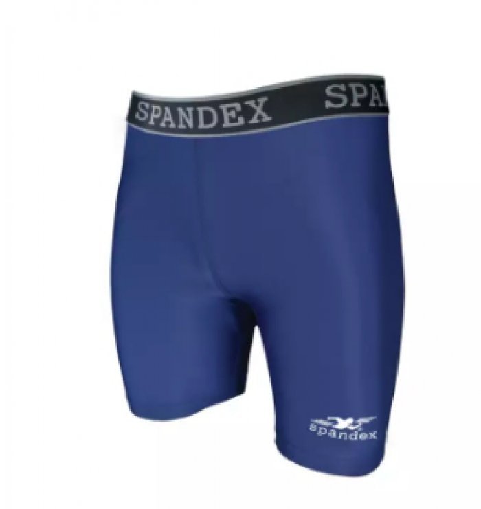 Spandex YP001 กางเกงรัดกล้ามเนื้อขาสั้นเด็ก สีกรมท่า