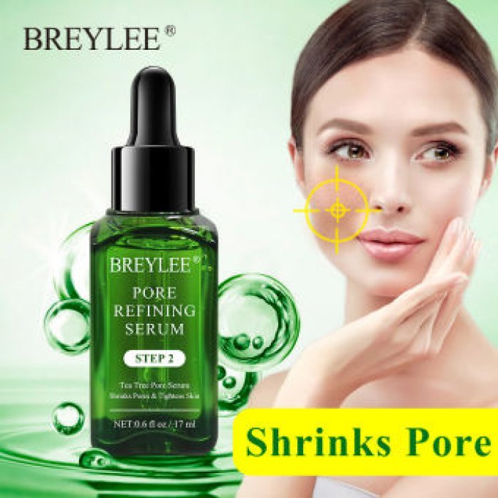 BREYLEE รูขุมขนการกลั่นเซรั่มซ่อมแซมความชุ่มชื้นรูขุมขนหดตัวใบหน้าสาระสำคัญ Anti-Aging รักษาสิวลบริ้วรอยป้องกันสิวเซรั่มบำรุงผิวหน้า