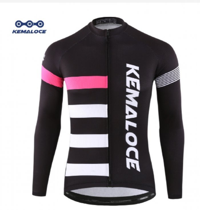KEMALOCE กลางแจ้งชุดปั่นจักรยาน ประเทศไทยสไตล์แข่งรถเสื้อปั่นจักรยานแขนยาว ชุดกีฬาเสื้อจักรยาน