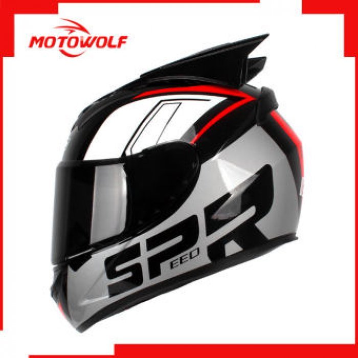 หมวกกันน็อครถจักรยานยนต์ helmet motorcycle helmet rally male personality fresh locomotive road safety helmet full helmet style four season