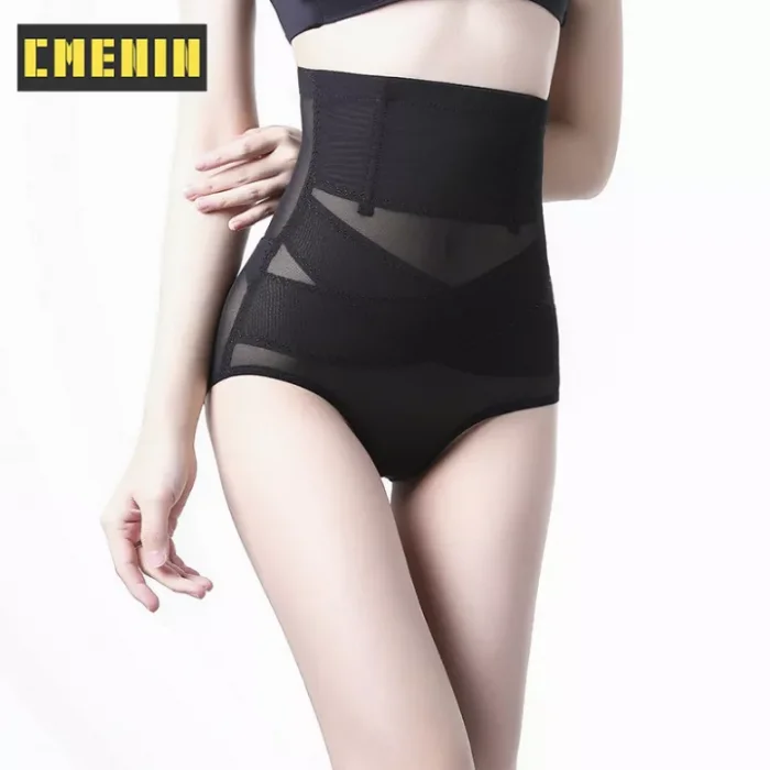 CMENIN Nylon เอวเทรนเนอร์รัดตัว ที่รัดหน้าท้อง ลดร่างกายท้องจำลอง เปลือกท้องการสร้างแบบจำลองสายรัดกระชับสัดส่วนกางเกงเข็มขัดก้นยกกางเกง S0142