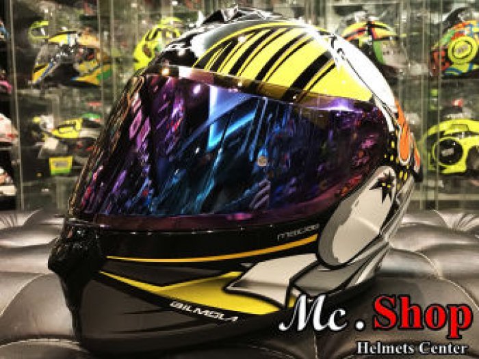 หมวกกันน็อค BILMOLA RAPID S Duck off White แว่นชั้นเดียว Iridium Shield นวมถอดซักได้ มีช่องเว้าสำหรับติดบลูทูธ