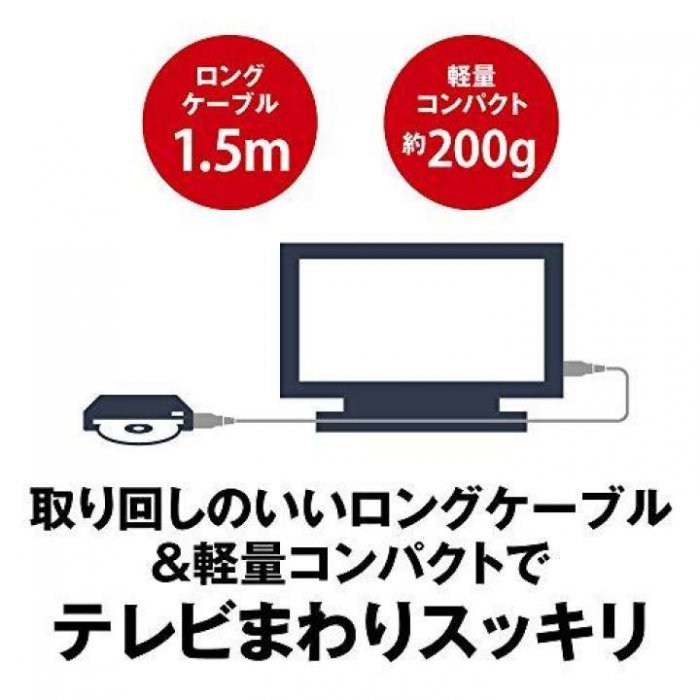 บัฟฟาโล Android พร้อมกับทีวีดีวีดีแบบพกพา ดูง่าย เครื่องเล่น DPV-PLAU2-BK / N