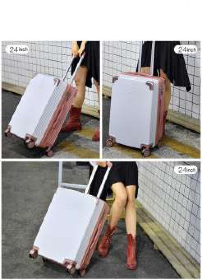 กระเป๋าเดินทางขนาด20/24/26นิ้ว ขอบและโครงอลูมิเนียม ล้อ360องศาเข็นลื่นรับน้ำหนักได้ดี วัสดุABS+PCคุณภาพสูง CoolLifeV902