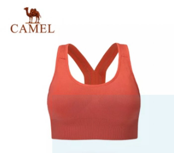 CAMEL ชุดชั้นในโยคะความงามของผู้หญิงยกทรงแนวสปอร์ตชุดชั้นในออกกำลังกาย