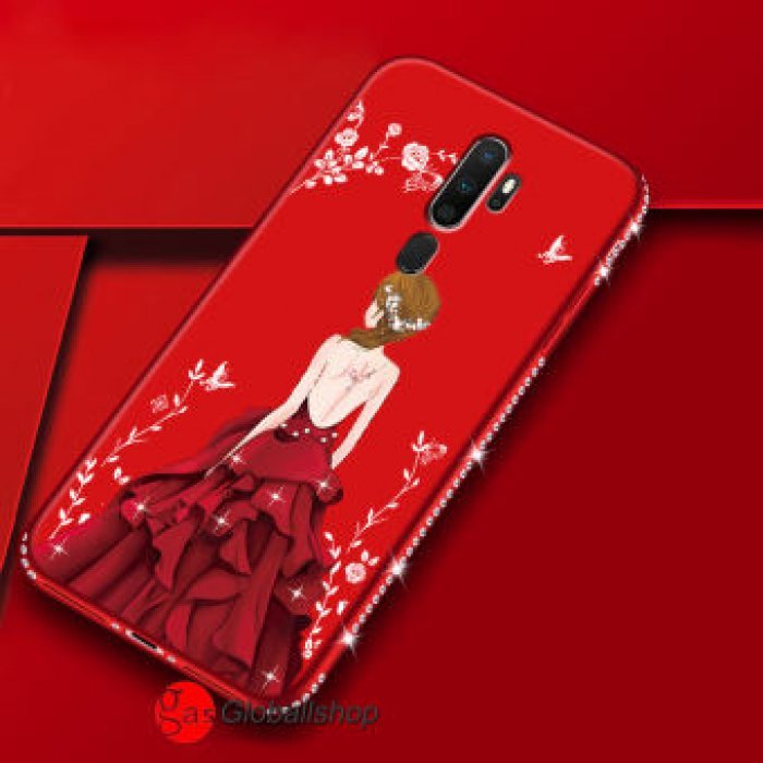 สำหรับ OPPO A5 A9 2020 a11x กรณีเทพธิดาความงามสาว Silhouette เพชรสีวาดปกหลัง s ecret g Arden g litter แฟชั่น Soft TPU ซิลิโคนโทรศัพท์สำหรับ OPPO A9 2020 / A5 2020