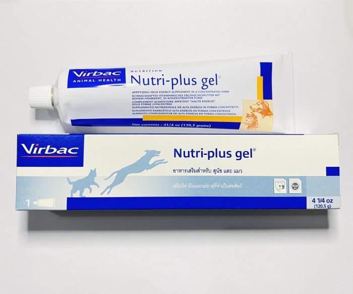 Nutri-plus Gel นิวทริพลัส เจล อาหารเสริม วิตามิน สำหรับสุนัขและแมว ขนาด 120.5 กรัม [Exp.10/2021]