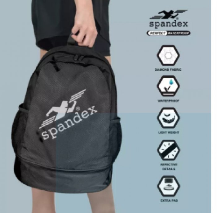 Spandex BG004 กระเป๋าสะพายกันน้ำ+ช่องใส่รองเท้า Waterproof series