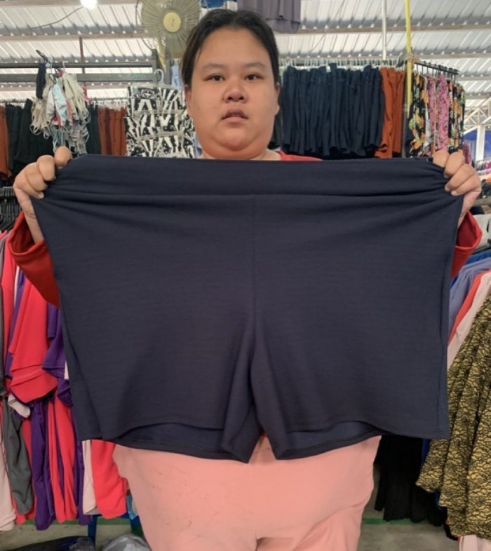 เกงมูวเวฟผ้านิ่มยืด เอว40-60+