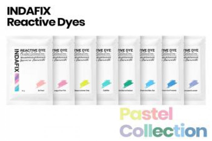 สีย้อมผ้าพลาสเทล คอลเล็กชั่น ยี่ห้อ INDAFIX ขนาด 25 กรัม