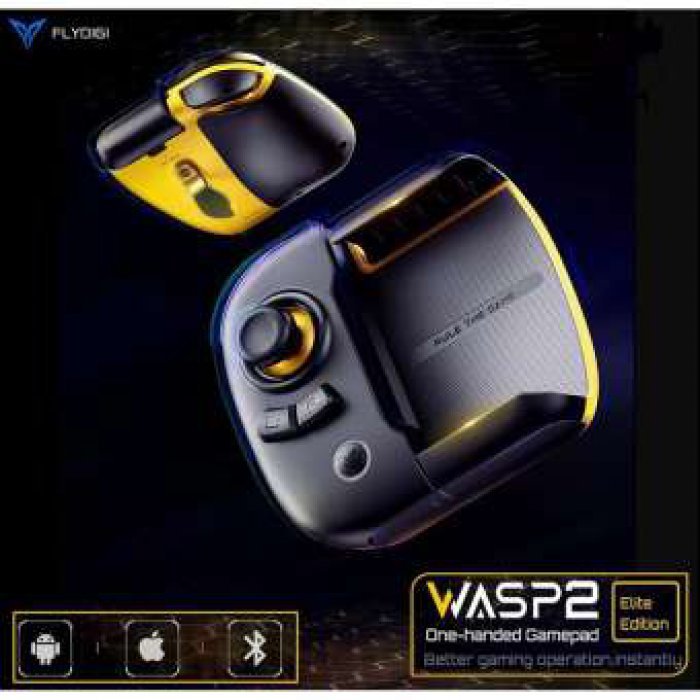 Original Flydigi WASP 2 call of duty mobile pubg Mobile Flydigi WASP2 จอยควบคุมเกมโทรศัพท์มือถือจอยเกมส์บลูทูธสำหรับ Android/iOS
