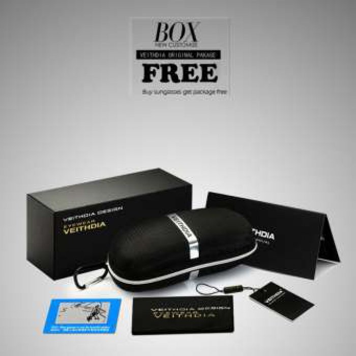 VEITHDIA Polarized แว่นกันแดดโพลาไรซ์โบราณสามารถสวมใส่ได้ทั้งชายและหญิง - 6108