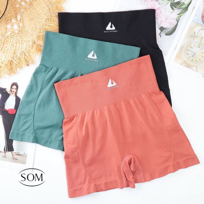  SOM Underwear กางเกงกระชับสะโพกเอวสูงยกกระชับสะโพกและน่าท้อง ผ้านิ่ม ใส่สบายกระชับ ใส่วันสบายๆหรือใส่เป็นซับในก็ได้ปกปิดท้องและเป้า A40