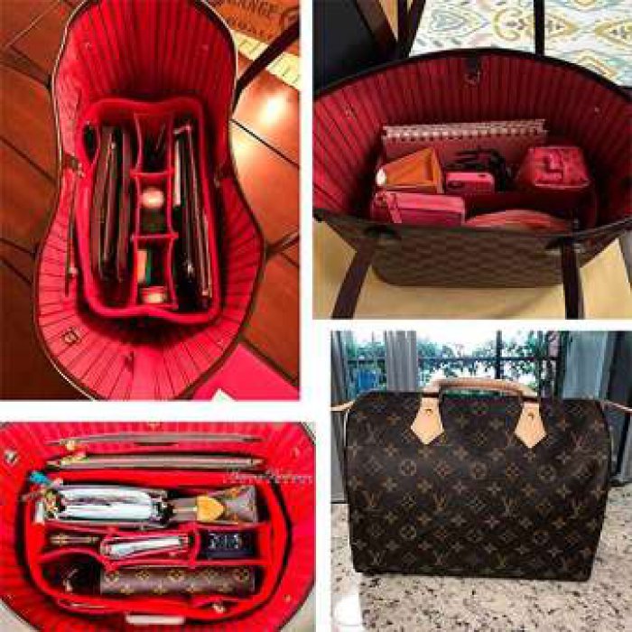 กระเป๋าจัดระเบียบ ที่จัดระเบียบกระเป๋า Bag in Bag Organizer - Bag Organizer Insert Bag in Bag - Purse Organizer - Felt Bag Organizer Insert - Handbag Tote Bag in Bag Organizer