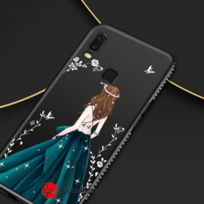 สำหรับ Vivo Y11 2019 กรณีเทพธิดาความงามสาว Silhouette เพชรสีวาดปกหลัง s ecret g Arden g litter แฟชั่น Soft TPU ซิลิโคนกรณีโทรศัพท์สำหรับ Vivo Y11 (2019)
