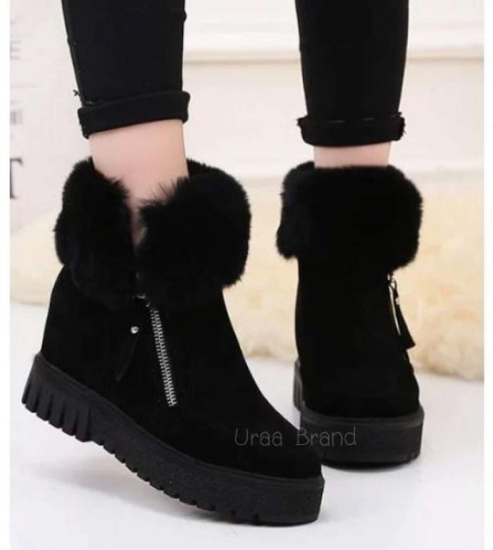 Boots Women Winter Snow บูท รองเท้าบูท รองเท้าบูทผู้หญิง รองเท้ากันหิมะ รุ่น Boots Oui
