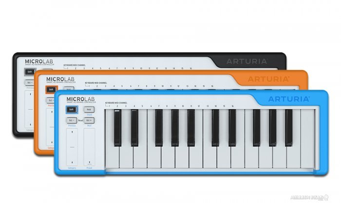 Arturia : MicroLab by Millionhead (Micro 25-key USB MIDI Controller พร้อมปุ่มปรับความเร็วได้, พิทช์และแถบปรับ, โหมด Chord และซอฟต์แวร์ที่ให้มา)