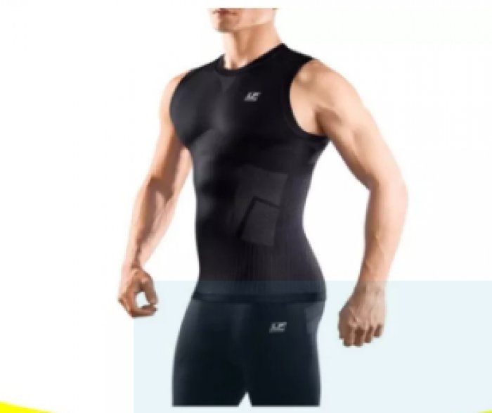 เสื้อออกกำลังกาย Compression (แขนกุด/ชาย) ACE Compression Sleeveless Top/Back Support