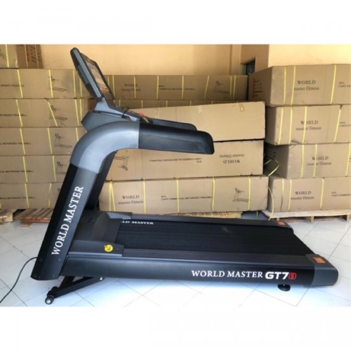 ลู่วิ่งไฟฟ้าCommercial GT7 World master fitness ACมอเตอร์ 5.0แรงม้า แรงพีค10แรงม้า ใช้โรงยิมฟิตเนส