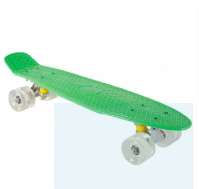 สเก็ตบอร์ด สำหรับผู้เริ่มเล่น สเก็ตบอร์ด Scooter skateboard deck-Green