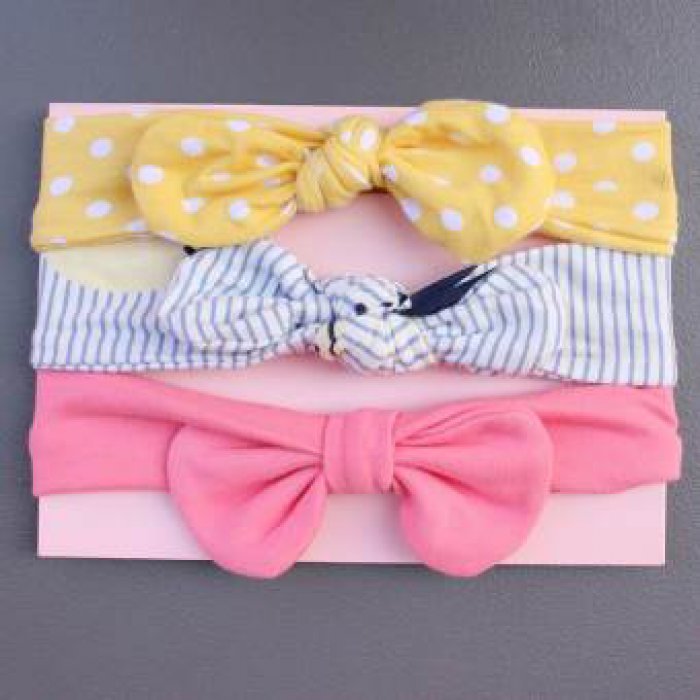 3ชิ้น/เซ็ตการ์ตูนสัตว์เด็กHeadbandดอกไม้ผูกโบว์แรกเกิดที่รัดผมเด็กวัยหัดเดินเด็กวัยหัดเดินHeadwearผมทารกหญิงอุปกรณ์เสริม
