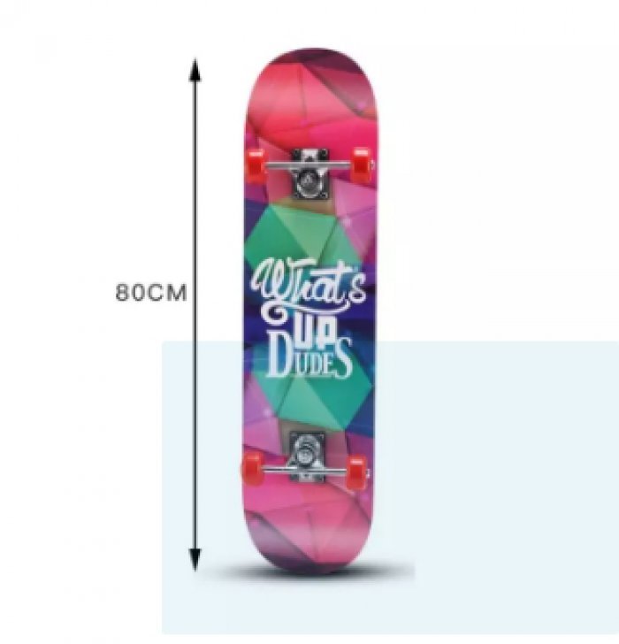Product details of LOCO FISH Skateboard สเก็ตบอร์ด สเก็ตบอร์ดสำหรับมือใหม่ เด็กและวัยรุ่น เซิร์ฟสเก็ต สเก็ตบอร์ดเด็กสเก็ตบอร์ดขนาดมาตรฐาน ขนาด80ซม. ประเภทสินค้า: สเก็ตบอร์ด วัสดุ: วัสดุทำจากไม้ ผู้ที่