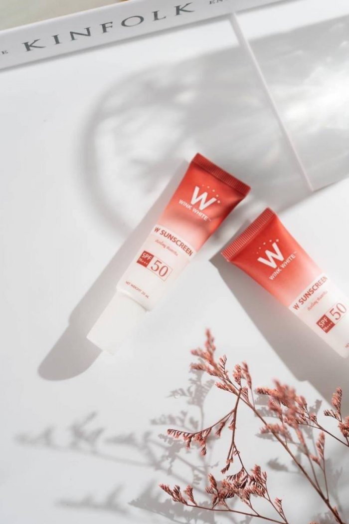 ครีมกันแดด วิงค์ไว ซันสกรีนspf50++ W SUNSCREEN (ขนาด 20 มล.) ขายของแท้เท่านั้น