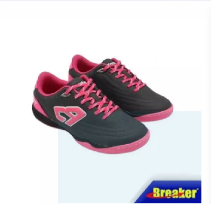Breaker รองเท้าผู้ชาย รองเท้าฟุตซอลเบรกเกอร์ Breaker King Cobra (BC009) สี Black Size 38 - 44