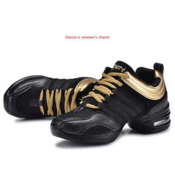 ZOQI Soft Outsole Breath Dance Shoes Women Sports Shoes Feature Dance Sneakers Shoes Woman Dancing Shoes move fun Casual Shoes Yoga
