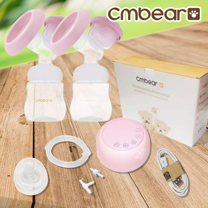 เครื่องปั๊มนมไฟฟ้าคู่ Cmbear ZRX-0618