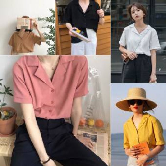 IT019 NEW SHIRTS เชิ้ตรุ่นยอดฮิต เชิ้ตคอปกฮาวาย แขนสั้น ทรงเกาหลี ผ้าไหมอิตาลีอย่างดี พริ้ว สวย ใส่สบาย ไม่ร้อน