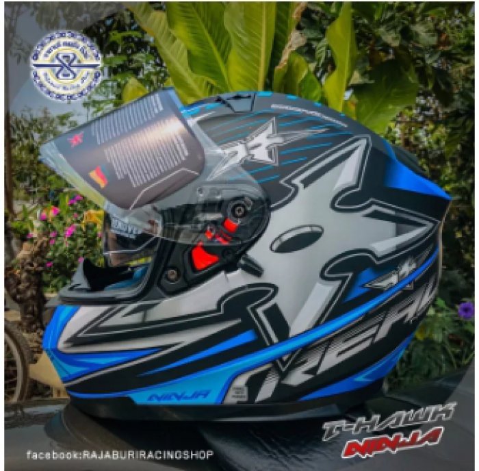 หมวกกันน็อค Real T-Hawk Ninja ตัวใหม่ล่าสุด มีให้เลือก 4 สี