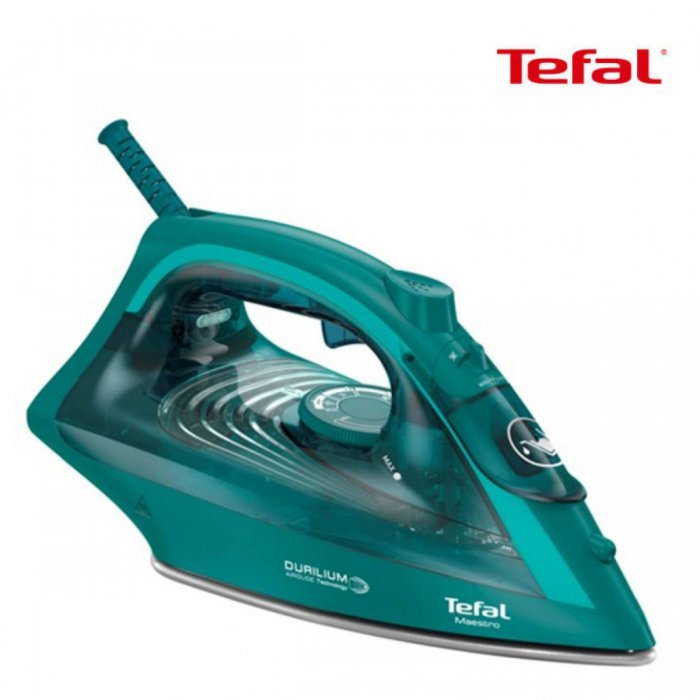 FV1865 เตารีดไอน้ำ TEFAL กำลังไฟ 2,500 วัตต์ หน้าเตารีด Durilium Airglide รับประกัน 2 ปี [ส่งฟรีทั่วไทย]