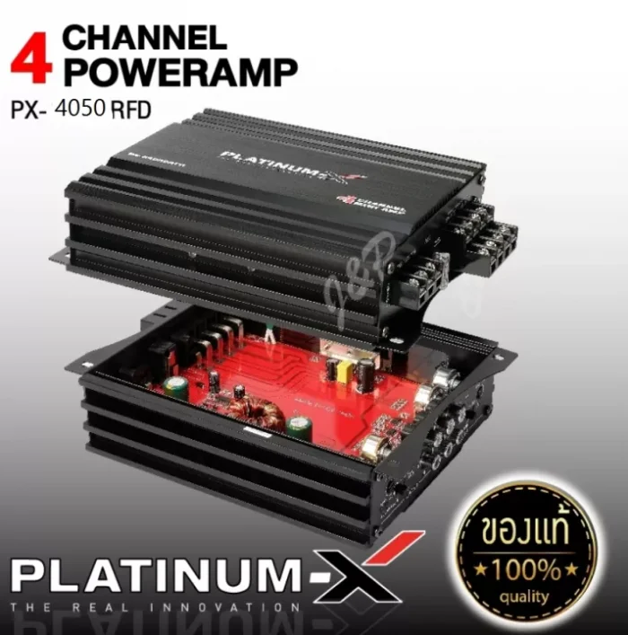 PLATINUM X เพาเวอร์แอมป์ CLASS D 4CH 4050 RFD / 400.4 D เครื่องเสียงรถ เพาเวอร์ 4ชาแนล เครื่องเสียงรถยนต์ คลาสดี แอมป์คลาสดี ขายดี