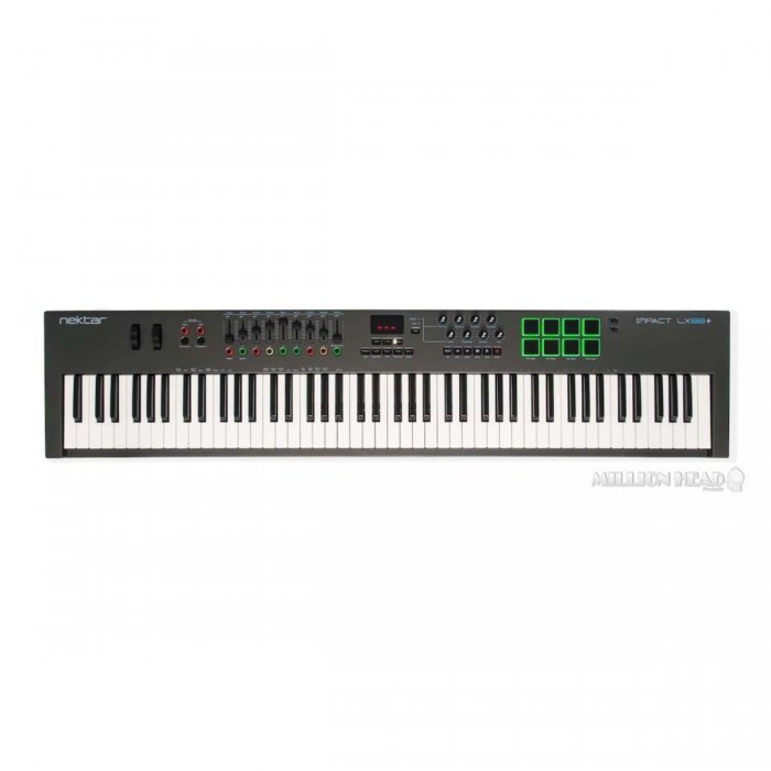 Nektar : Impact LX88+ (MIDI Keyboard ขนาด 88 คีย์ พร้อมฟังชั่น Pitch Bend, Modulation พร้อมแป้น PAD)
