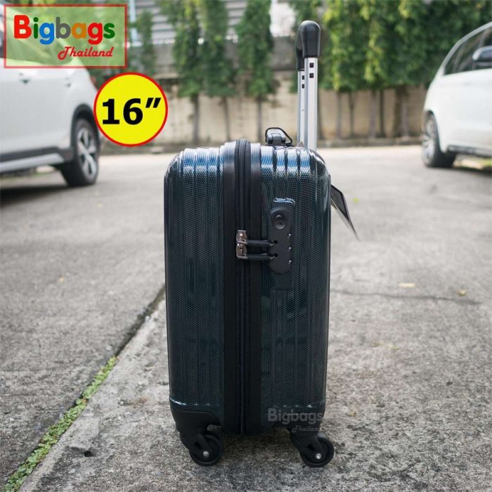BigbagsThailand กระเป๋าเดินทาง Swiss Saint 2009 ขนาด16 นิ้ว ล้อหมุนรอบ 360° Polycarbonate รุ่น PC1906 new arrival