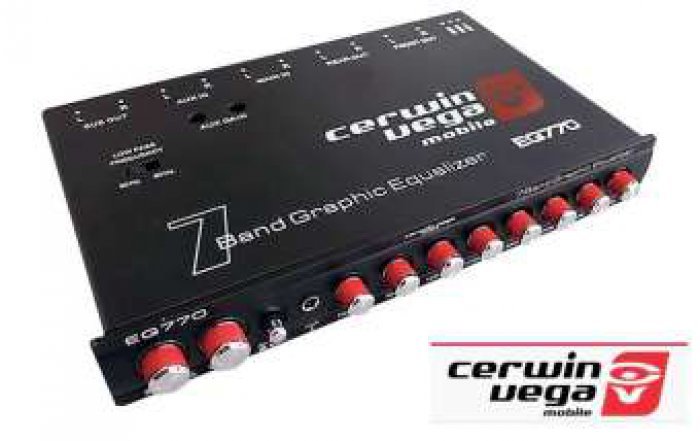 Cerwin Vega EQ770 – 7-Band Parametric EQ
