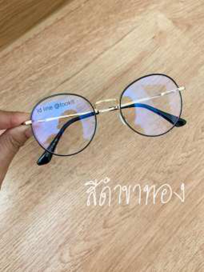 แว่นกรองแสง คอมและมือถือ กันUV400 ทรงหยดน้ำ (แถมซองหนังและผ้าเช็ดเลนส์ ) มีระบบเก็บเงินปลายทาง