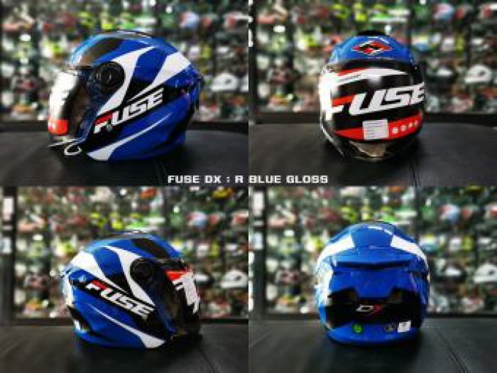 หมวกกันน็อคครึ่งใบ FUSE DX นวมภายในถอดซักได้ มีไซส์ M/L/XL