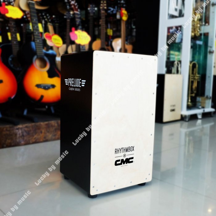 จัดส่งฟรี Kerry กลอง คาฮอง CMC แถมฟรีลูกแซ็ก1อัน รุ่น prelude คาจอน Cajon สีดำ ของแท้ 100% ส่งด่วน 