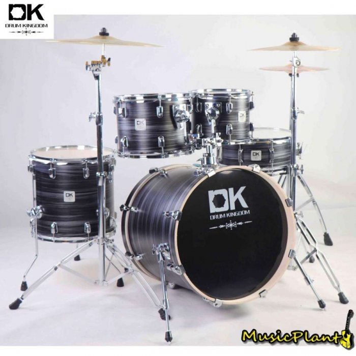 กลองชุด DK Drum Kingdom รุ่น X-MAN Series พร้อมขา และ ฉาบ ยี่ห้อ Vansir รุ่น PRC 5 ใบ Hi-HAT 14 Crash 16 Crash 18 Ride 20