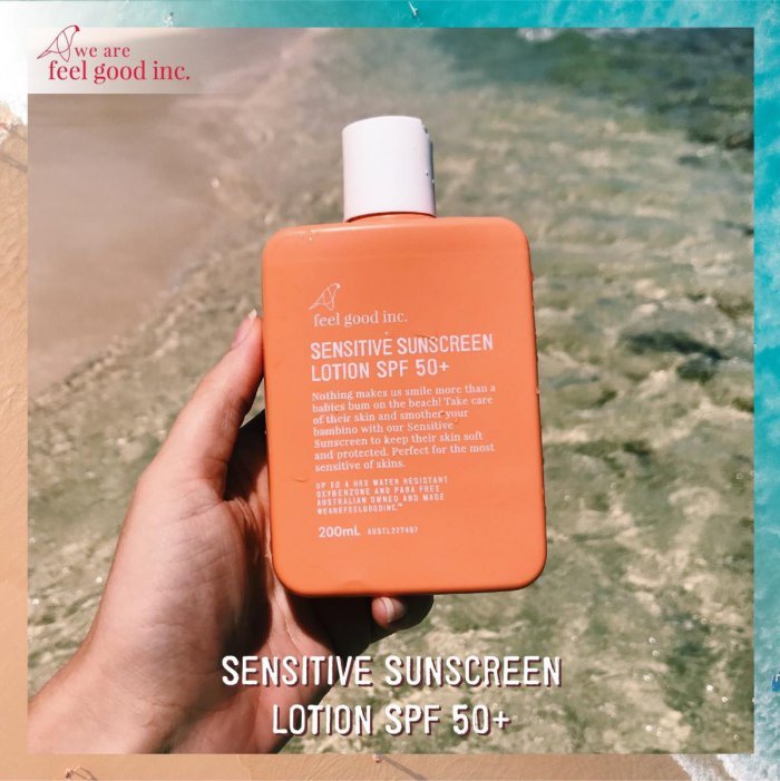We Are Feel Good Inc. : Sensitive Sunscreen Lotion SPF 50+ โลชั่นกันแดดสูตรอ่อนโยน SPF 50+ ขนาด 200 มล.
