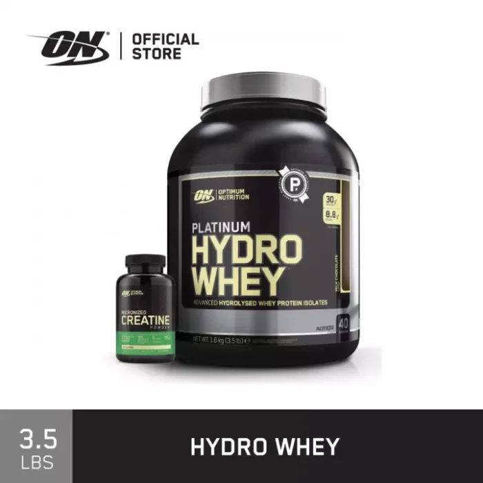 [ส่งฟรี !!]OPTIMUM NUTRITION Hydro Whey 3.5 Lbs. Chocolote + Creatine 150g