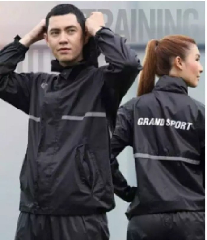 ????????ส่งฟรีกดคูปองข้างล่าง????????ก่อนสั่งนะคะ???? ชุดลดน้ำหนัก เสื้อกันลม เสื้อรีดเหงื่อ GRAND SPORT 366062 366060 ชุดซาวน่า TRAINING SUIT
