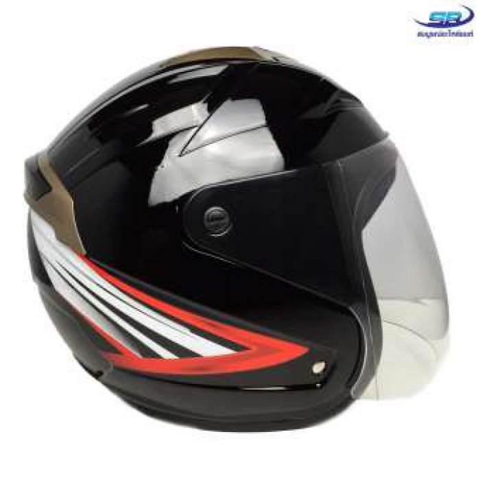 SPACECROWN หมวกกันน๊อค รุ่น VISION สติกเกอร์ มีครบทุกสี
